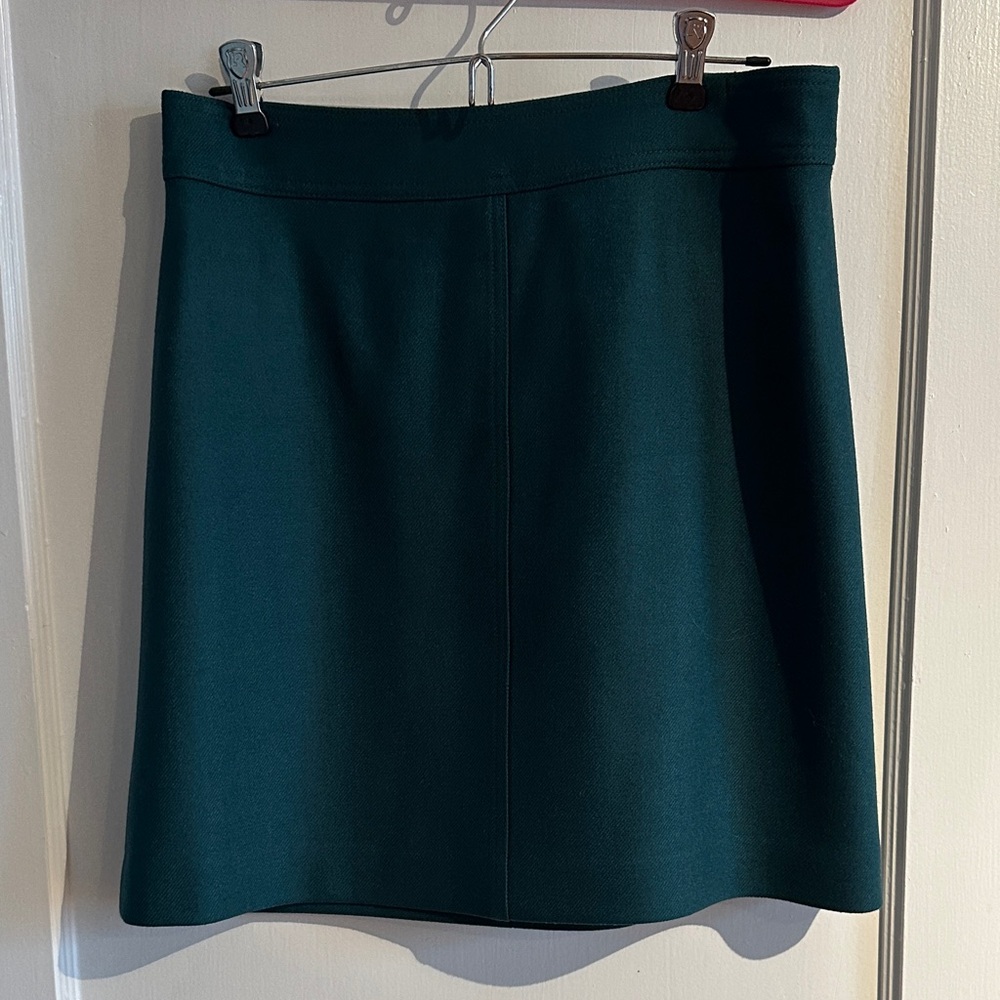 J. Crew Teal Mini Skirt